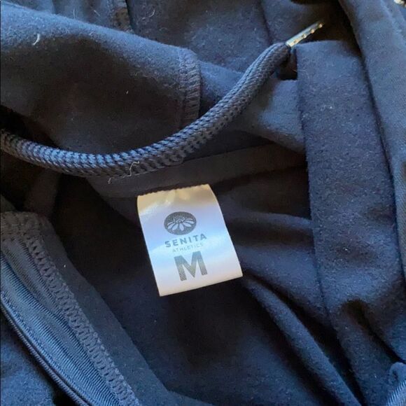 Senita Athletics Cali Hoodie Navy Pullover Size Medium - Picture 7 of 7